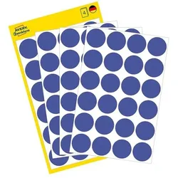 Avery Zweckform Markierungspunkte 18mm wiederablösbar blau