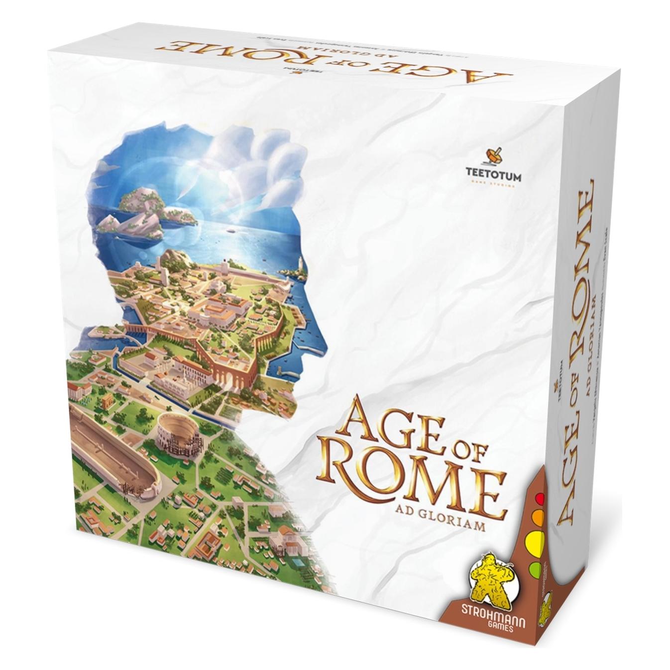 Strohmann Games Age of Rome, Brettspiel, für 1-4 Spieler, ab 12 Jahren (DE-Ausgabe) (Deutsch, 1 - 4 Spieler) (STRD0023)
