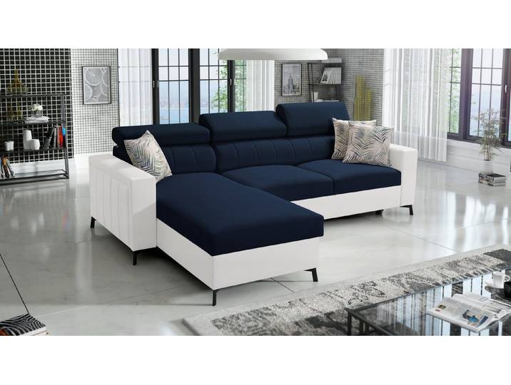 Best for Home Ecksofa mit Schlaffunktion und Bettkasten – modern & geräumig, Ecksofa mit Schlaffunktion, Schlaffunktion