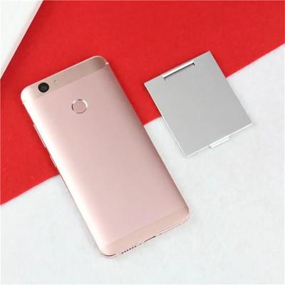 Uplift Picks Slim Aluminum Folding Makeup Mirror Rectangle Compact Travel Pocket Vanity Mirror 70x60 Mm