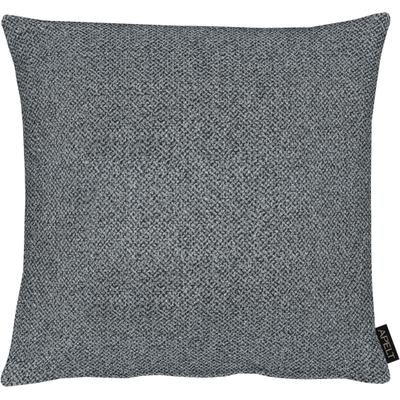 Dekokissen APELT "Tony" Gr. 1, grau (grau, unifarben), B:46cm L:46cm, Polyester, Dekokissen_Sitzkissen_Kissenhüllen, in ausdrucksstarken Farben, Kissenhülle ohne Füllung, 1 Stück