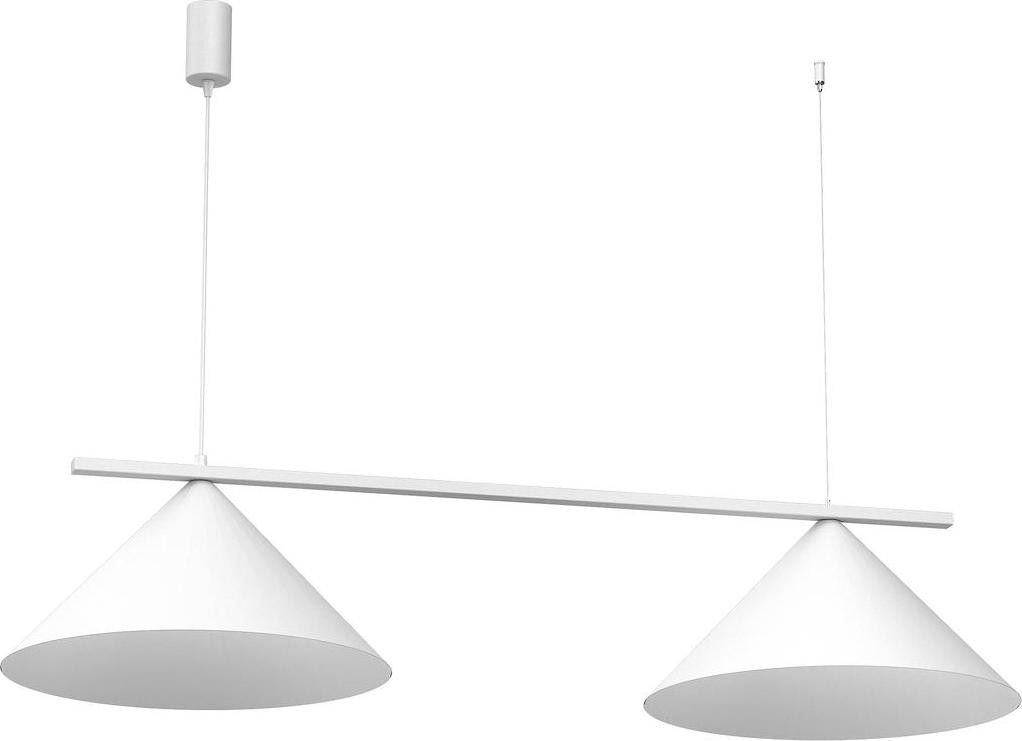 Eko-Light CAPITAL WHITE 2XGX53 Hanglamp met kegelvorm