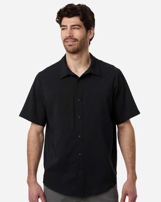 CORE365 CE520 Men's UltraUVP Shoreline Short Sleeve Staff Shirt in Black size Small