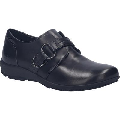 Slipper JOSEF SEIBEL "Charlotte 18, black-black", Damen, Gr. 37, schwarz (schwarz, schwarz), Schuhe Slipper