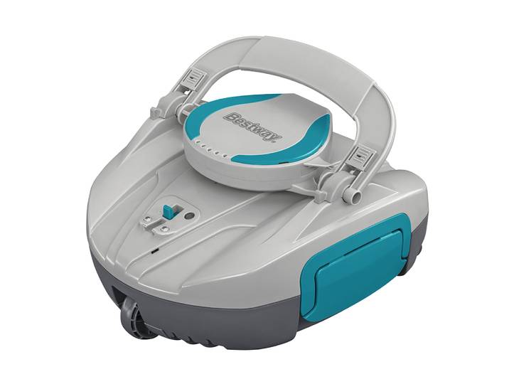 Robot aspirateur de piscine autonome rechargeable QUARTZ, max 10m2
