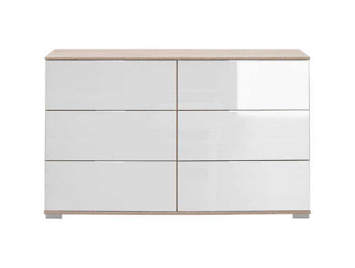Kommode Peyton C weiss Holzwerkstoff B 130 H 83 cm - Kommode