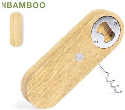Tire-Bouchon Ouvre Bouteille Pratique Perring bambou