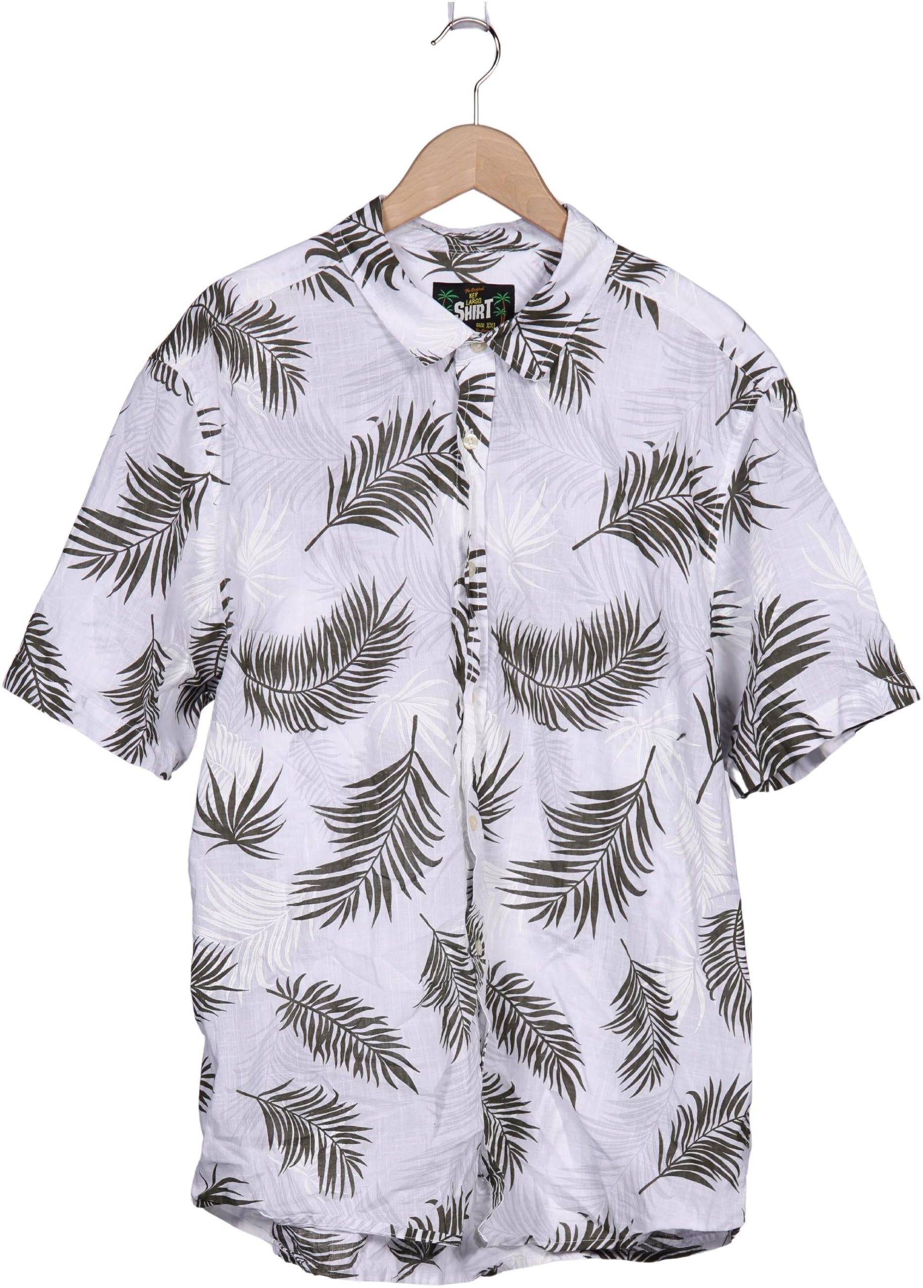 Key Largo Herren Hemd, Mehrfarbig, Gr. Xxl, Baumwolle - Second Hand