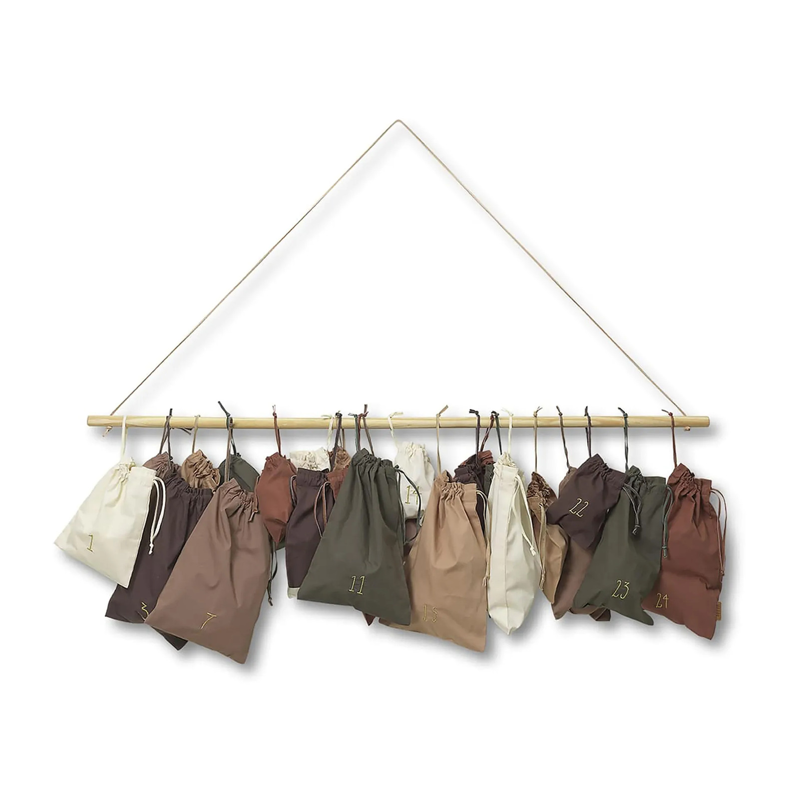 Ferm Living Christmas countdown adventkalender voor volwassenen Multi