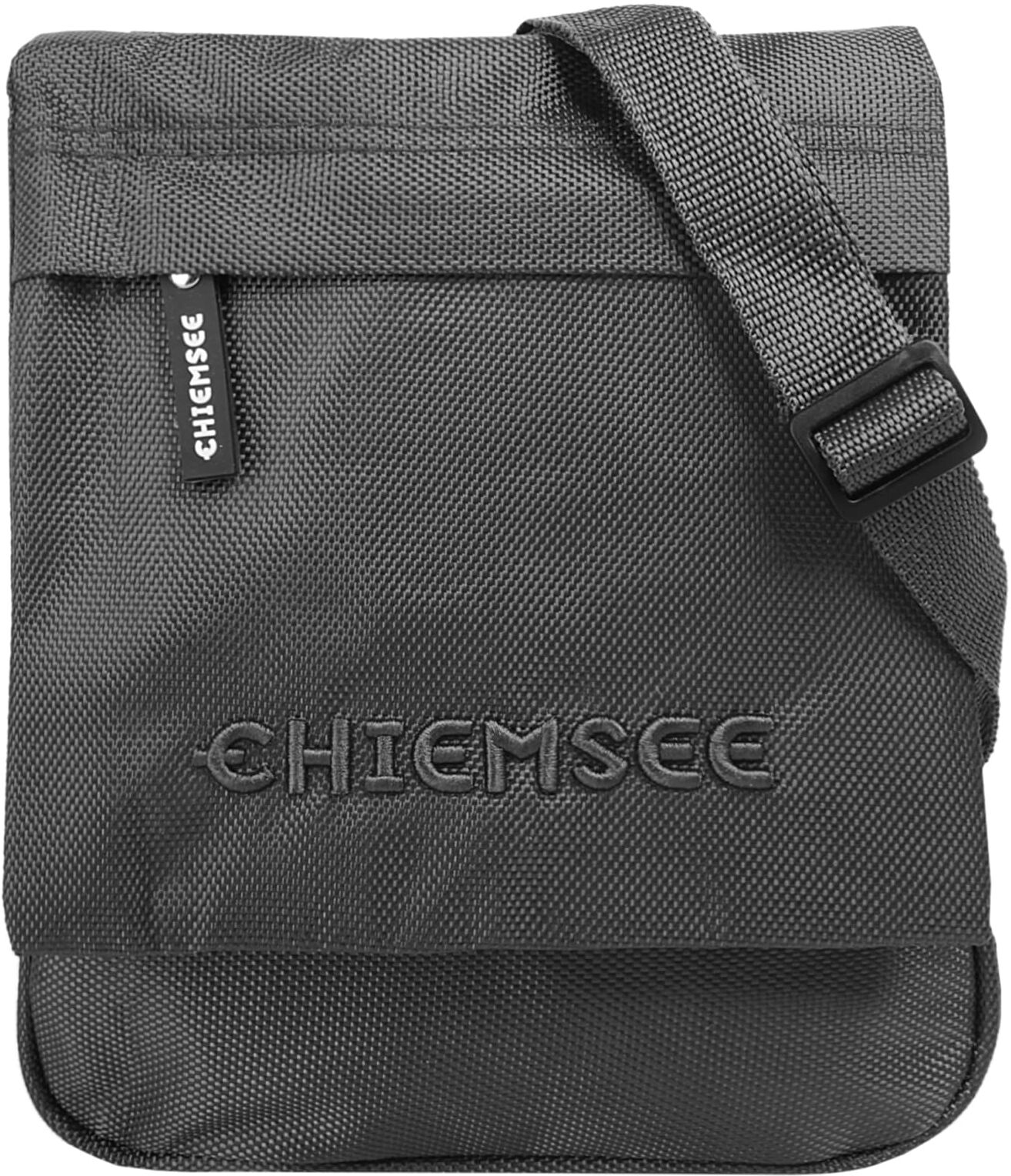 Umhängetasche CHIEMSEE "CHIEMSEE Damen", Damen, Gr. B/H/T: 21cm x 17cm x 1cm onesize, grau, Kunstfaser, unifarben, Taschen Umhängetasche grau B/H/T: 21cm x 17cm x 1cm onesize