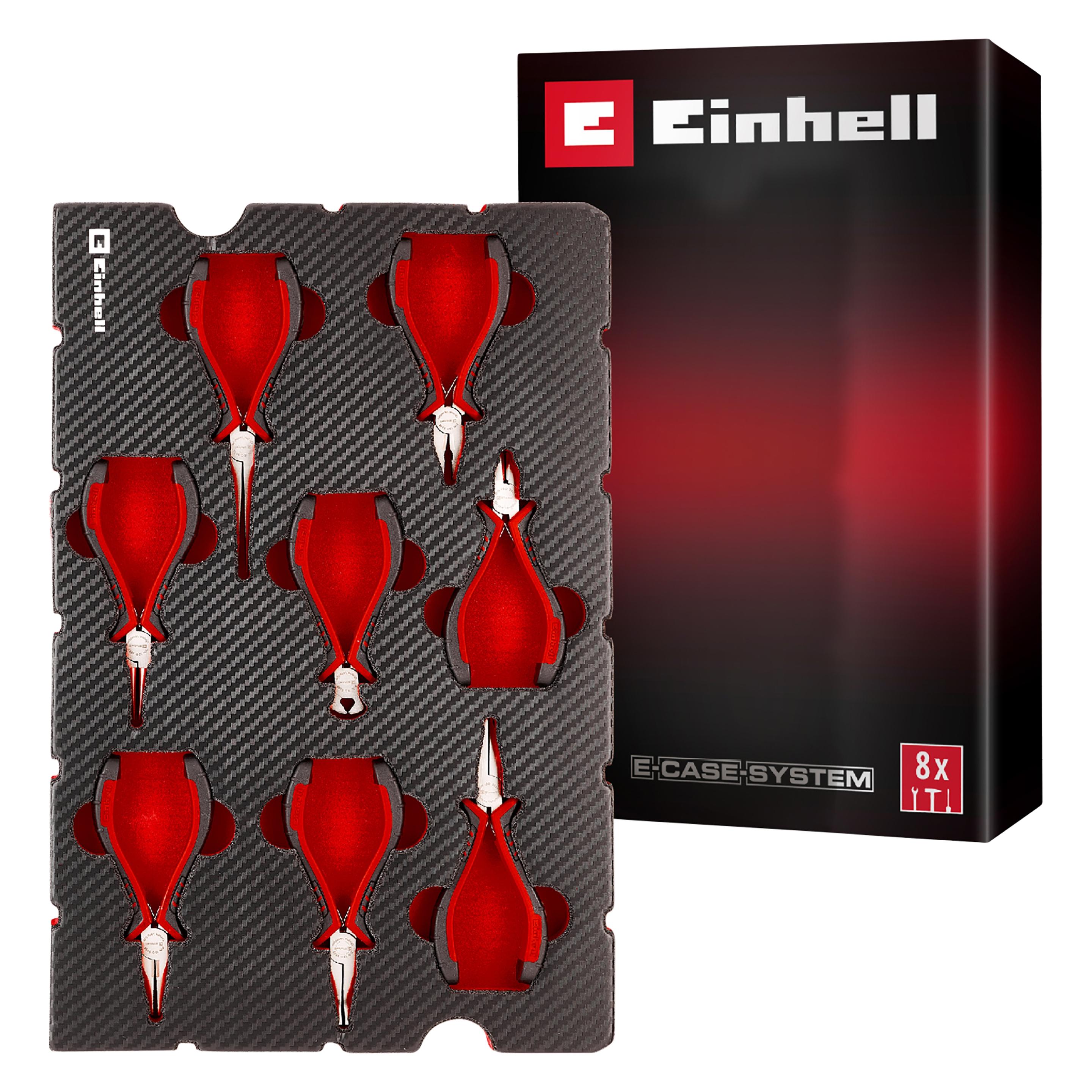 Einhell Einleger E-Case Elektriker Zangen VDE 8-tlg. (115 mm) (370523)