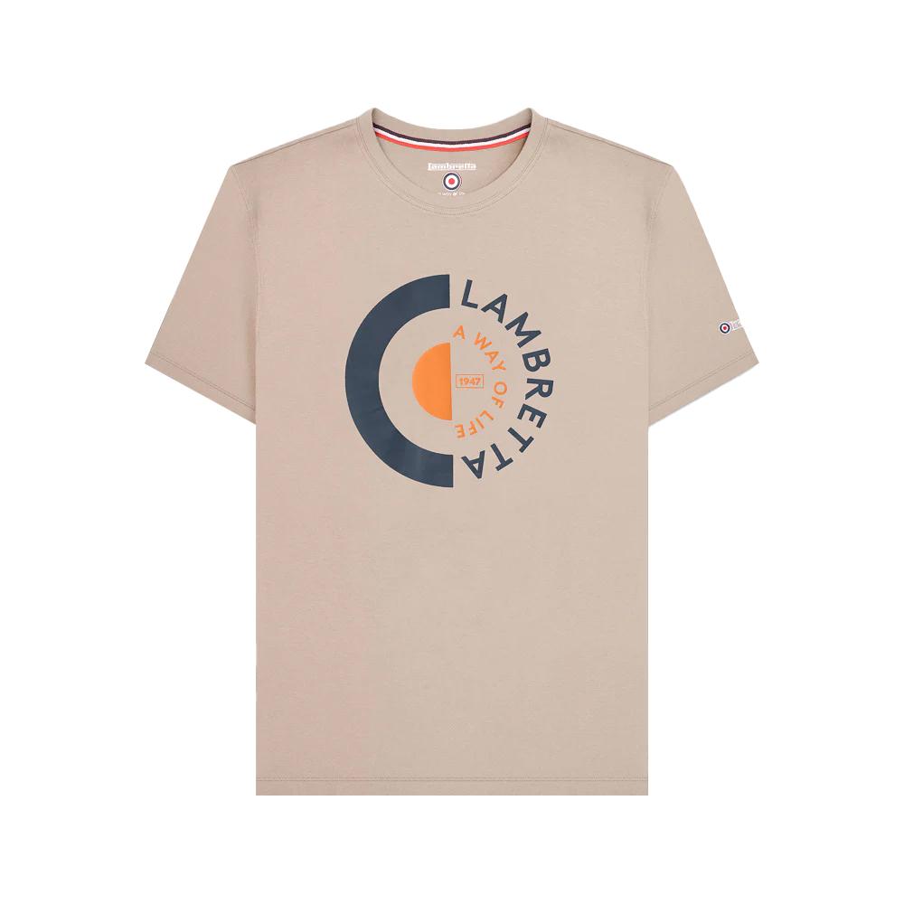 Lambretta Heren Doel T-Shirt (Steen)