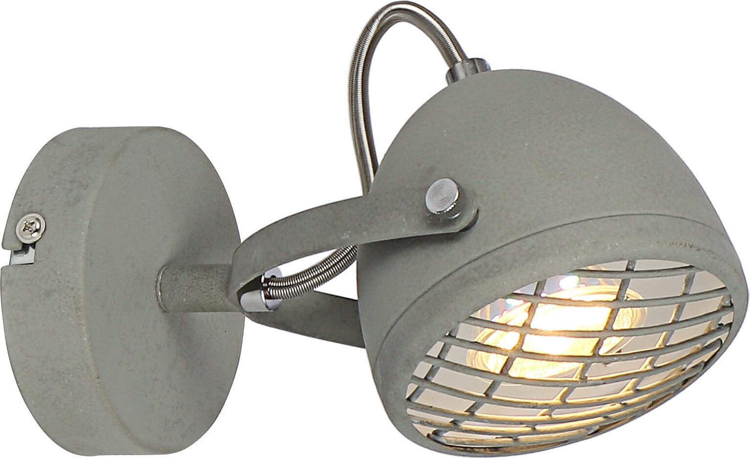 Veneti wandlamp grijs