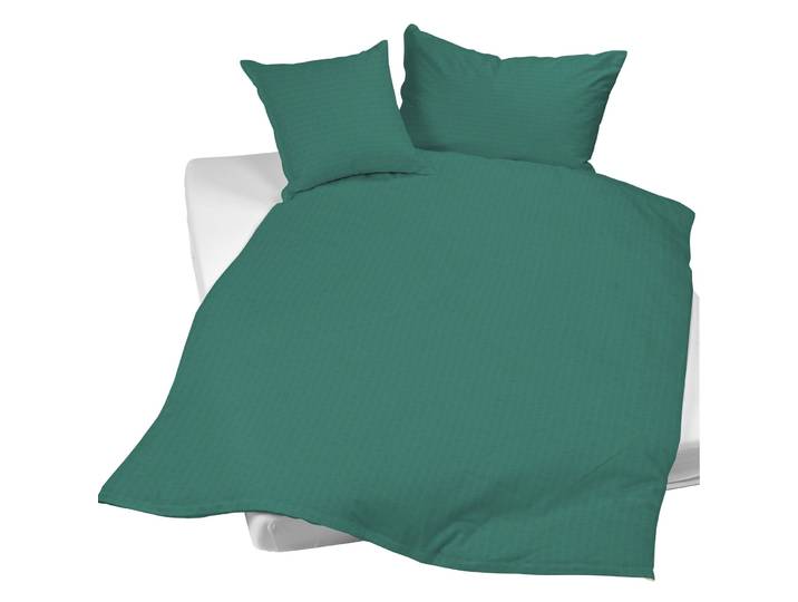 Night Fashion Duvetbezug Edi pinie Einfarbig Baumwolle 240 x 240 cm - Duvetbezug