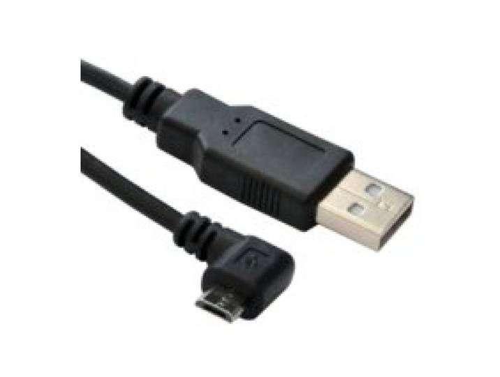 MicroConnect - USB-kabel - Micro-USB type B (M) gehoekt tot USB (M) - 1,8 m