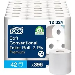 Tork, Toilettenpapier, Toilettenpapier T4 Premium Premium 2-lagig