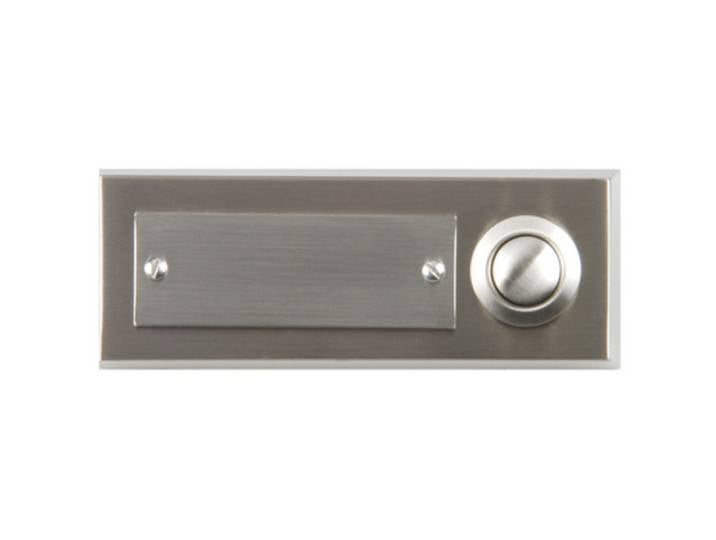 UniTEC Bouton pour sonnette, en zinc moulé, 2 boutons