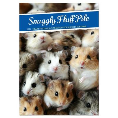 Snuggly Fluff Piles (Wall Calendar 2026 DIN A2 portrait), CALVENDO 12 Month Wall Calendar