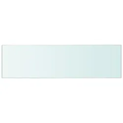 vidaXL Regalboden Glas Transparent 50x12 cm