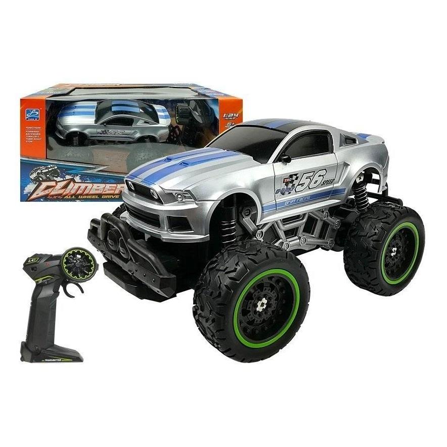 Lean Toys Ferngesteuertes Auto Off-Road R/C Silber High Wheels (33437416)