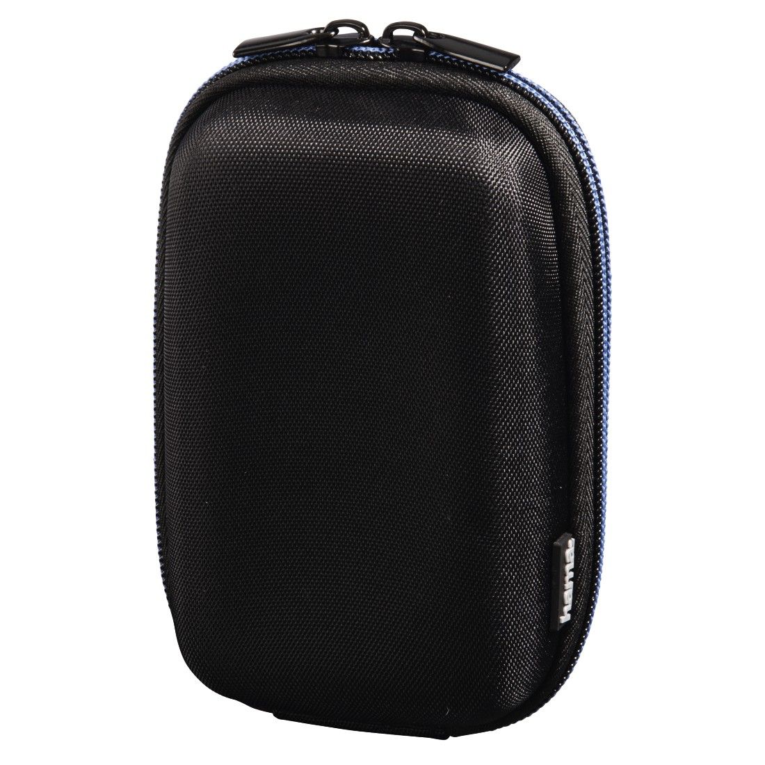 Hama Kamera Hard-Case für Universal 75 x 45 x 125 mm 139835 Zip 80M (Schwarz/Blau) 00139835