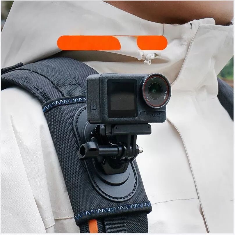 INF Clip de Sac à Dos pour Sangle d'Épaule Compatible avec GoPro, DJI Action, Insta360