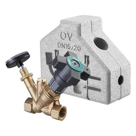 Oventrop OV Strangregulierventil Aquastrom C PN 16, Rotguss DN 25 (4208108)