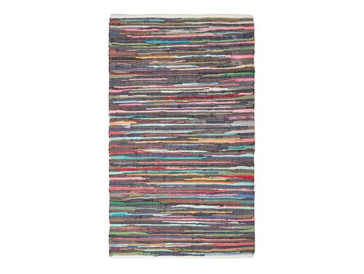 FLICKENTEPPICH bunt gestreift 90/150 cm
