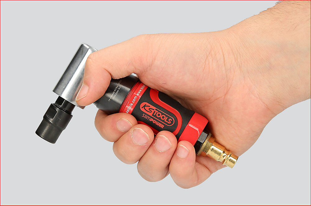 SlimPOWER Mini-Druckluft-Winkelstabschleifer, pneumatisch, 19000 U/min KS Tools
