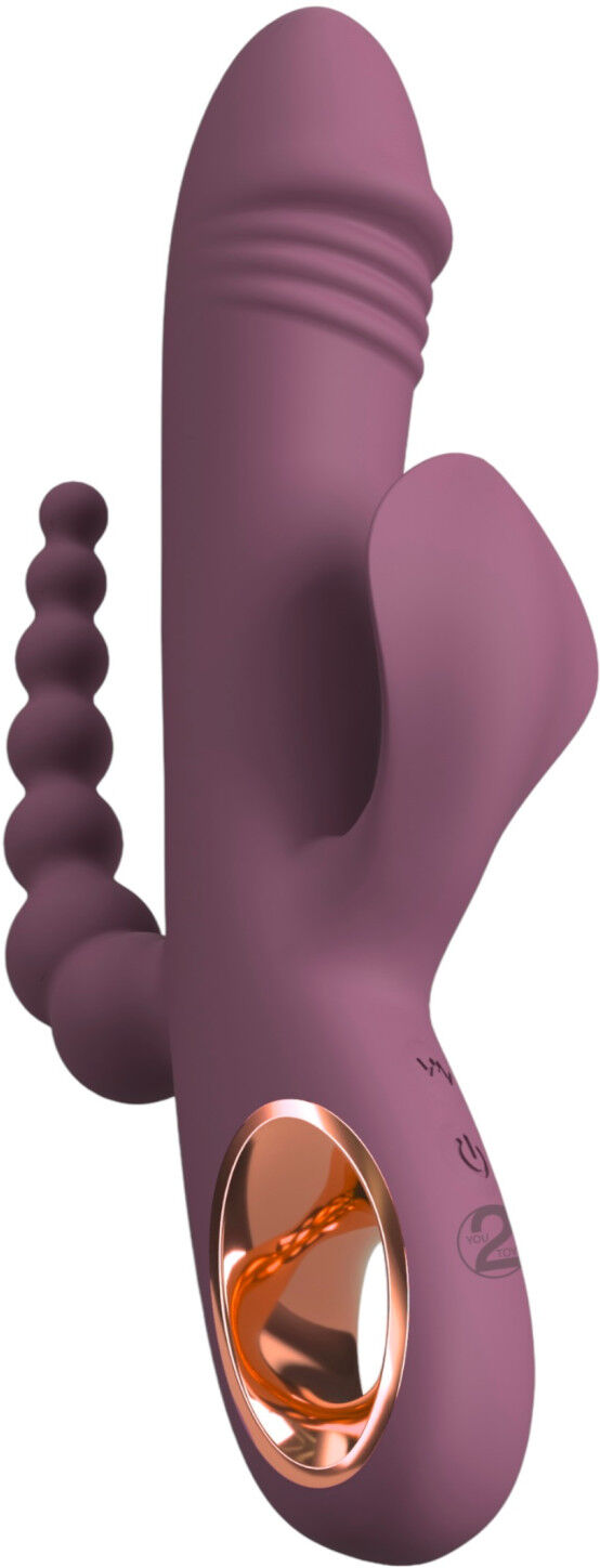 You2toys - Trippelarmet Vibrator - Genopladelig - Lilla