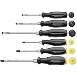 PB Swiss Tools, Schraubenzieher, Schraubenzieherset PB 38249 SwissGrip Evo D (Phillipps-Kreuzschlitz (PH), Schlitz)
