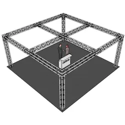 ALUTRUSS Traversenset QUADLOCK 6082 Quadrat 7,71x7,71x3,5m (BxTxH)