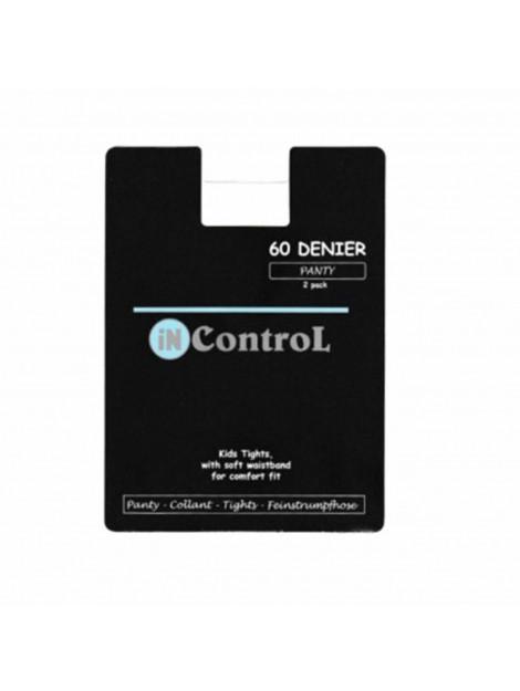 In Control 899 2pack 60 denier panty NAVY