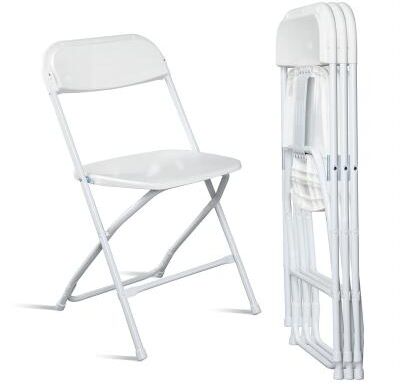 No Plastic Folding School Conference Chair Set (Set of 10)