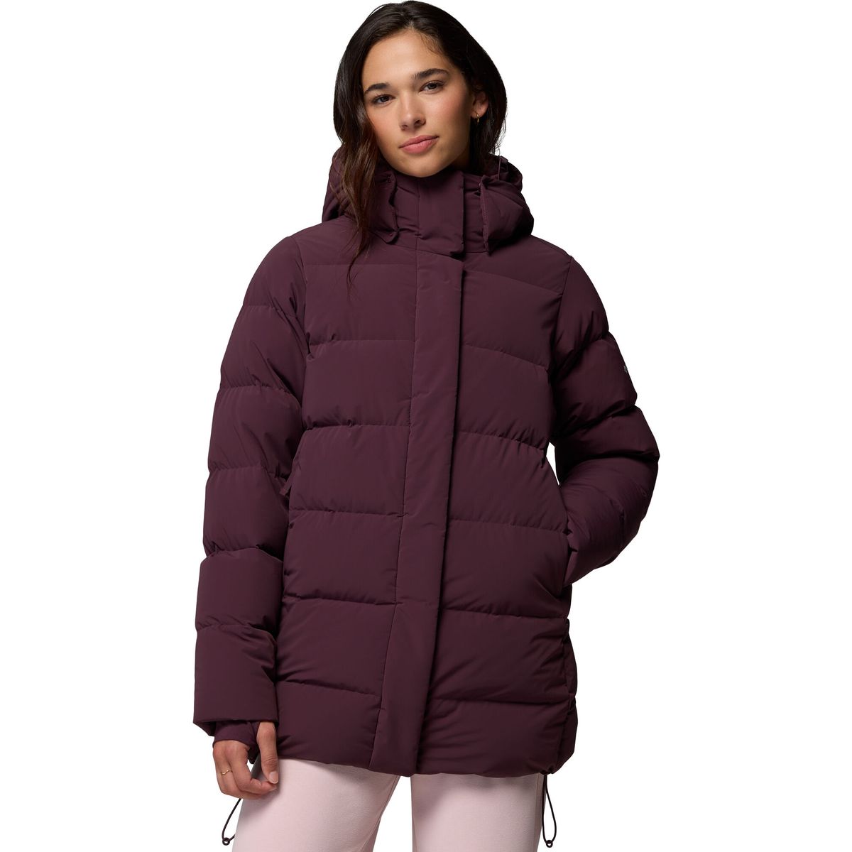Columbia Women's Amaze Puff Mid Hooded Down Jacket moonvista (607) M 213370-2133703-607-M