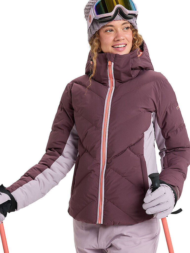 ROXY Damen Snowboardjacke Snowdrift Hoodie beere   L W