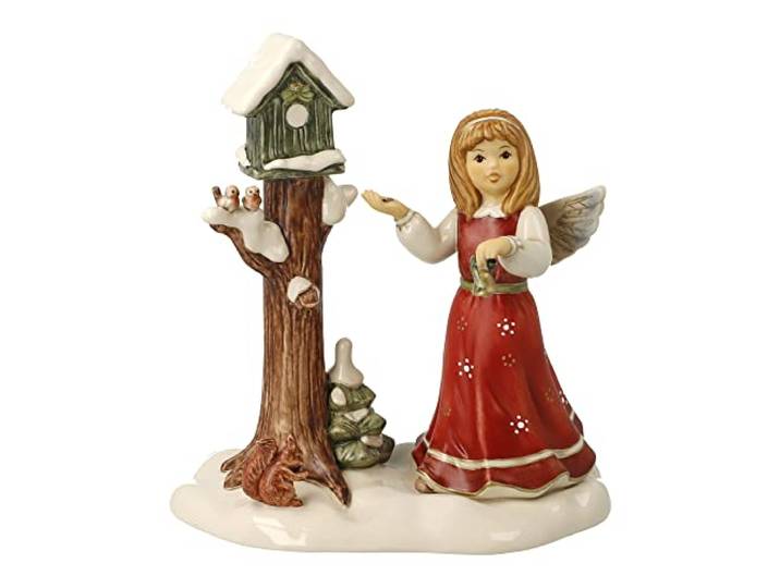 Goebel Engelfigur Himmlischer Besuch - Winterwald Weihnachten