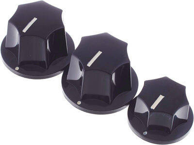 Harley Benton Parts J-Style Poti Set BK Schwarz