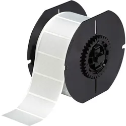 Brady, Etikettenrolle, B30-17-438, metallisierter Polyester, matt, 50.80 x 25.40 mm, fälschungssicher, permanent (1 (63.50 mm)