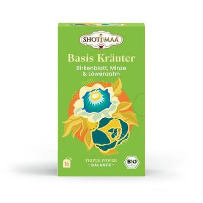 Basis Kräuter, 16 Tee-Aufgussbeutel