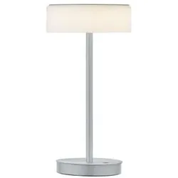 Bankamp LED-Tischleuchte Button Aluminium Grau Alu