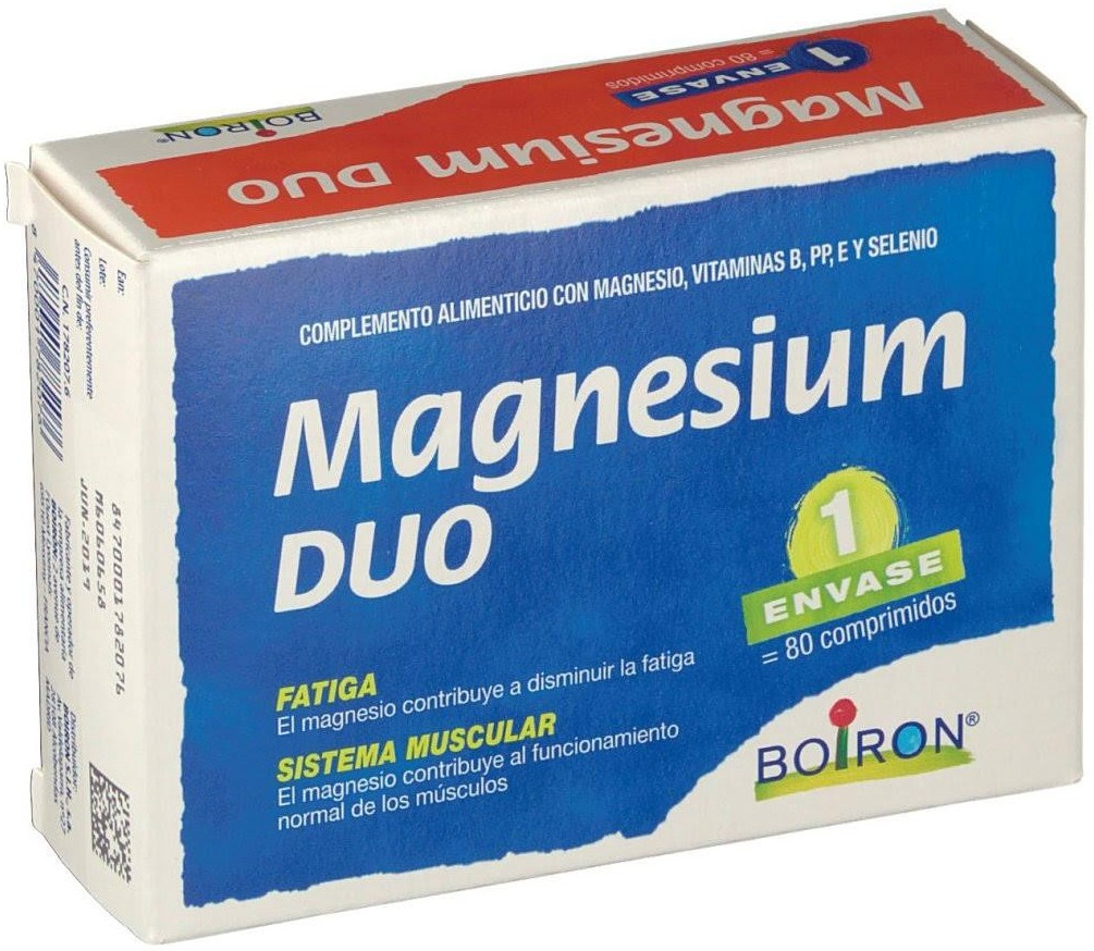 Boiron Magnesium Duo Fatigue & Tiredness 80 Tablets