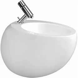 LAUFEN ALESSI ONE Wand-Bidet 8309714003041 weiß, mit LAUFEN Clean Coat