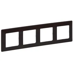Legrand 754174 Valena Life 4-Fach Rahmen Dark Wood