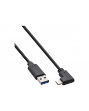 InLine USB 3.2 Kabel Typ C Stecker an A schwarz 0.5m Digital/Daten 0,5 m (35716W)