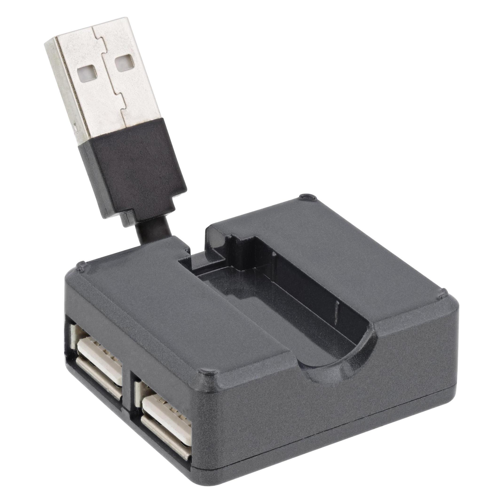 InLine USB 2.0 4-Port Hub (USB-A, 4 Ports) (33293L)