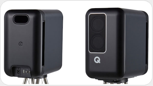 Q Acoustics Q Active 200 wireless Lautsprecher Set Googlechrome Version *schwarz* QA04756