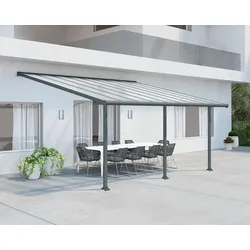 Palram - Canopia Olympia Terrassenüberdachung anthrazit B 546 x H 305 x T 295 cm