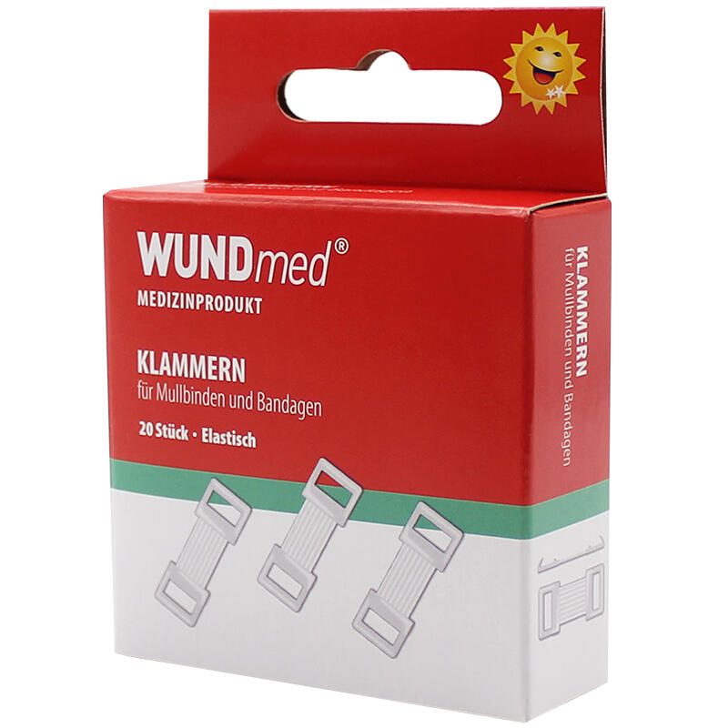 WUNDmed® Verbandklammern beige 20 Stück 05-022