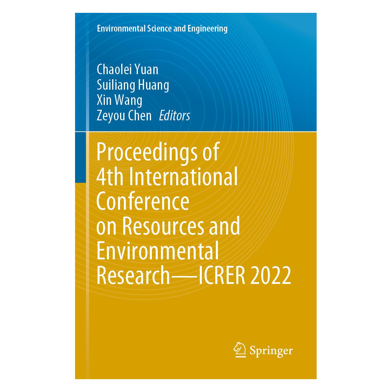 Springer Proceedings of 4th International Confer (Englisch, Suiliang Huang, Wang et al) (62164649)